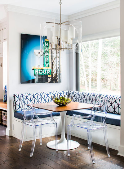 Contemporary Dining Room by Yellow Bungalow