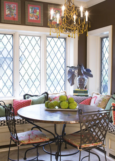 American Traditional Dining Room by Joni Spear Interior Design