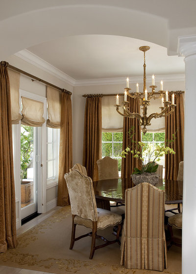 Traditional Dining Room by Kathy Bloodworth Interior Design