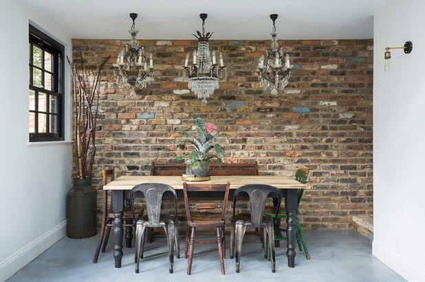 Eclectic Dining Room by 1st Option