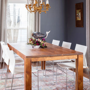 Kids Live Here - Dining Room open to Breakfast Nook and Living Room
