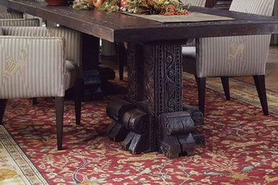 Example of a classic dining room design in Atlanta