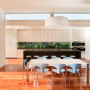 Design ideas for a contemporary dining room in Sydney.