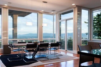 Dining room - transitional dining room idea in Salt Lake City