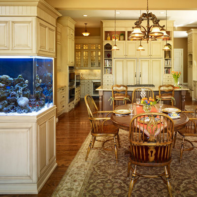 Inspiration for a timeless great room remodel in Denver