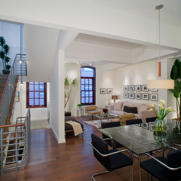 Kitchen, Dining & Living Space