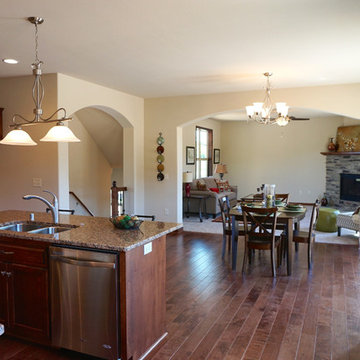 Kitchen/Dining Room & Living Room