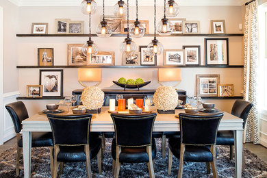 Inspiration for an eclectic dining room remodel in Toronto