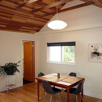 Klopf Architecture - Reclaimed Wood Exposed Beam Ceiling