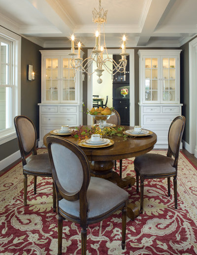 Traditional Dining Room by Amoroso Design