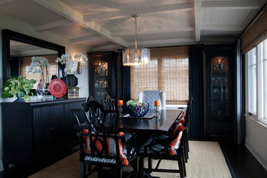 Eclectic dining room photo in Los Angeles