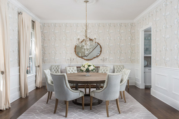 American Traditional Dining Room by Jade N Timmerman Interiors
