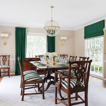 Lake Forest Refreshed Traditional Dining Room