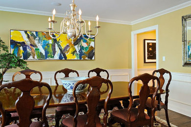 Inspiration for a timeless dining room remodel in New York