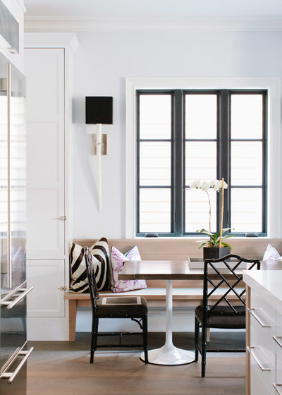 Transitional Dining Room by Jean Stoffer Design, Ltd