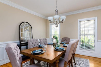 Dining room - transitional dining room idea in Other