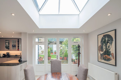 Photo of a traditional dining room in London.