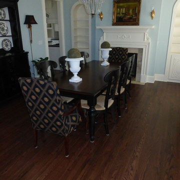 large oak floor project