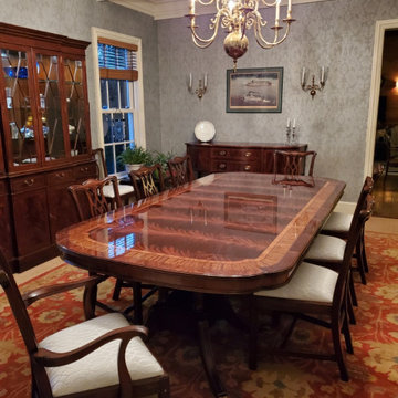 Large Scallop Cornered Banquet/Dining Table
