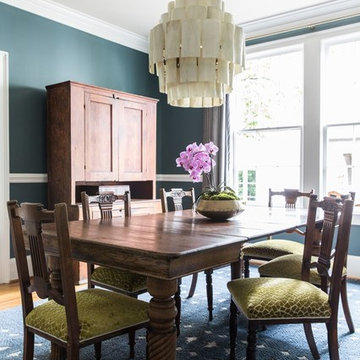Layered Traditional | Myers Park Living/Dining
