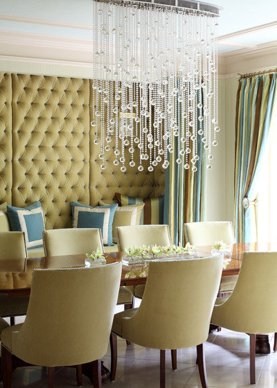 Contemporary Dining Room by Tobi Fairley Interior Design