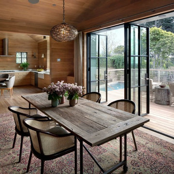 Dining Room with Pool Deck