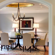Contemporary Dining Room by Leslie Hayes Interiors