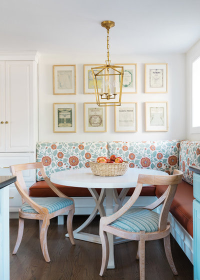 Transitional Dining Room by Twelve Chairs Interiors