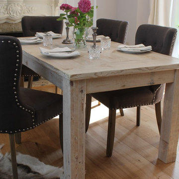 Lifestyle Shot Reclaimed Wood Dining Tables by Modish Living