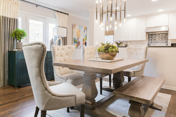 Transitional Dining Room by Walter E. Smithe Furniture and Design