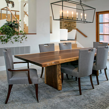 Live Edge Walnut Dining Room Table