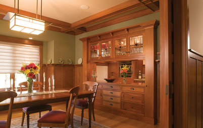 Built-In Buffets Beef Up Dining Room Style