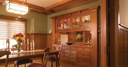 Built-In Buffets Beef Up Dining Room Style