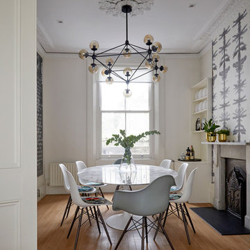 Living & Dining Room, Little Venice Town House, London by Born & Bred Studio