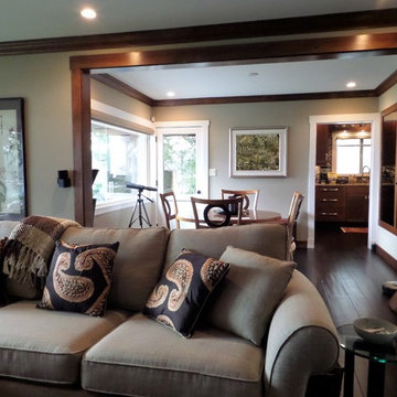 Living and dining rooms