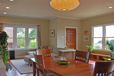 Example of a trendy dining room design in San Francisco