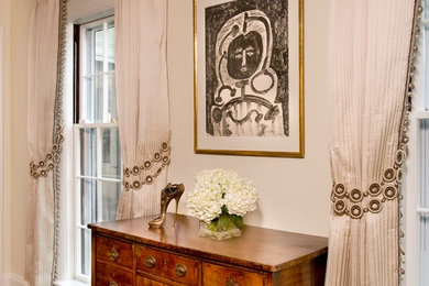 Inspiration for a timeless dining room remodel in Boston