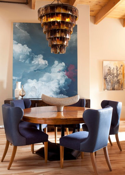 Contemporary Dining Room by Laurel Quint Interior Design
