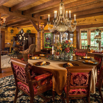 Log Home Dining Rooms