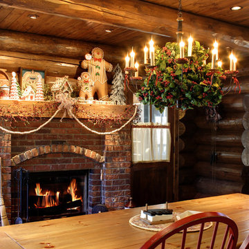 Log Home For The Holidays