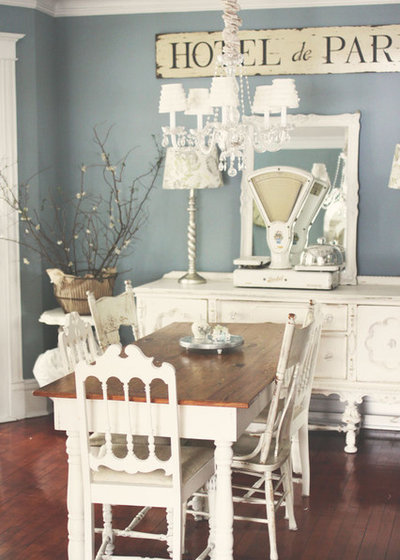 Shabby-chic Style Dining Room by Kasey Buick