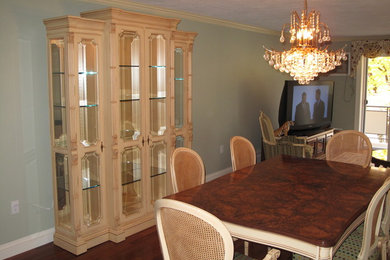 Louis XVI Cabinet, Table and Chairs