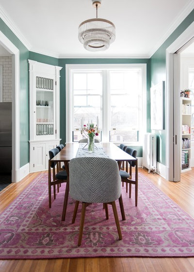 Eclectic Dining Room by Residents Understood
