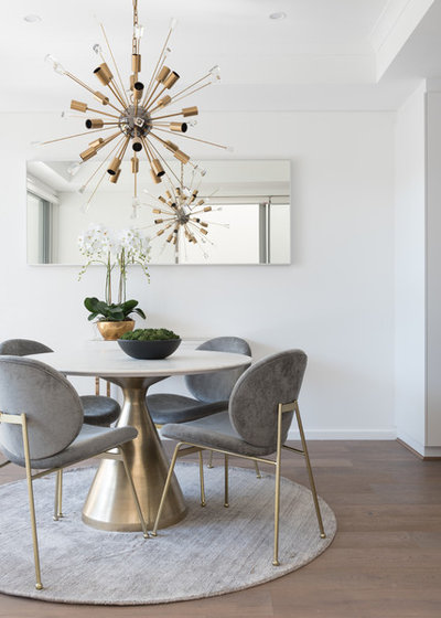 Contemporary Dining Room by Grey Peg Interiors