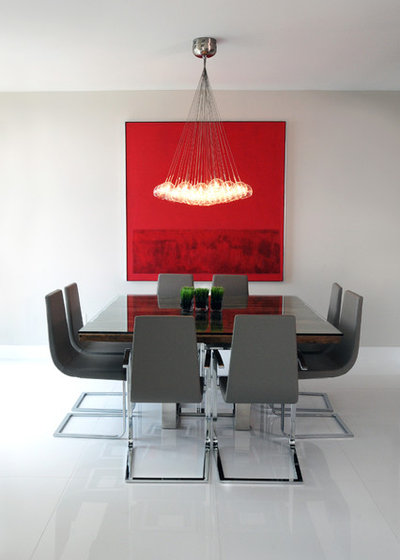 Contemporary Dining Room by Guimar Urbina Interiors, Corp.