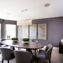 Contemporary Dining Room by Adept Integrated Systems Ltd