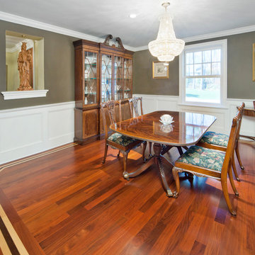 Mahogany, Walnut, and Maple Wide Plank Floors in Edgmont Delaware Country