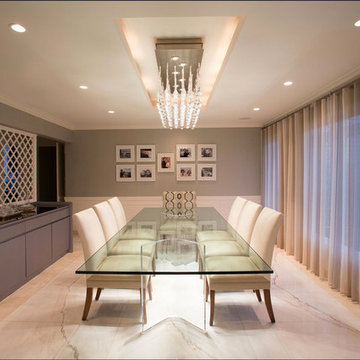 Manhasset, New York, Contemporary Dining Room
