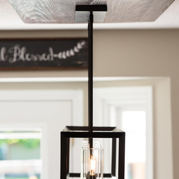 Maple Grove Main Floor Remodel Dining Room Light Fixture