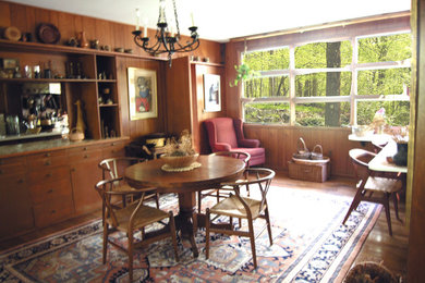 Mountain style dining room photo in Los Angeles